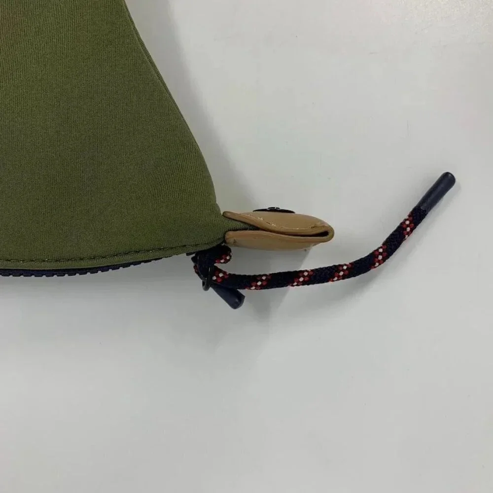 Tommy Hilfiger Canvas Green Book Bag‎ Backpack With Handles